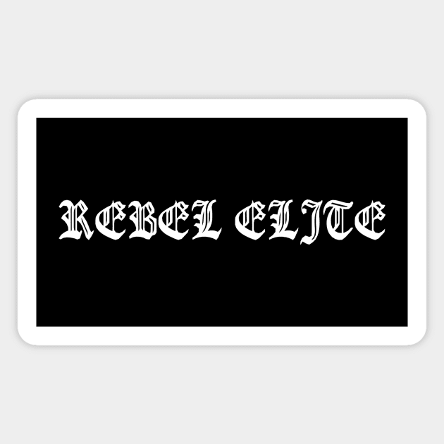 Retro Rebel Elite Sticker by Buy Custom Things